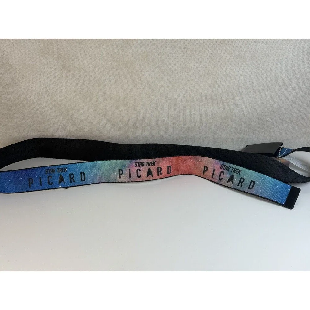 Buckle Down- STAR TREK PICARD Title Logo Galaxy/Black Belt New